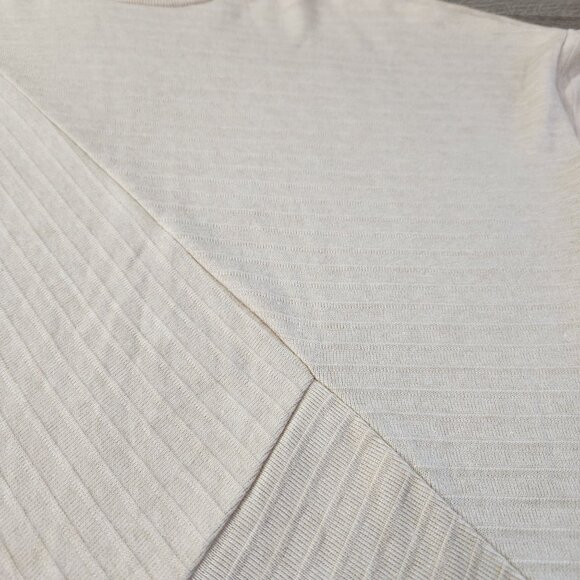 Fortune & Ivy Off White Long Sleeve Mock Neck Knit Top Women's Size L - Picture 9 of 13